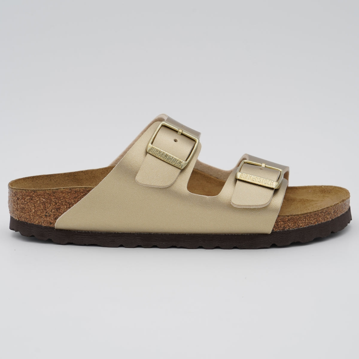 Sandalo Birkenstock Arizona BS 1016111 Gold con Doppia Fibbia