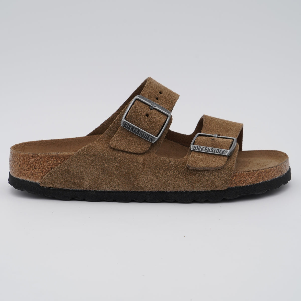 Sandalo Birkenstock Arizona BS 1030865 Dark Tea Tonal con Doppia Fibbia
