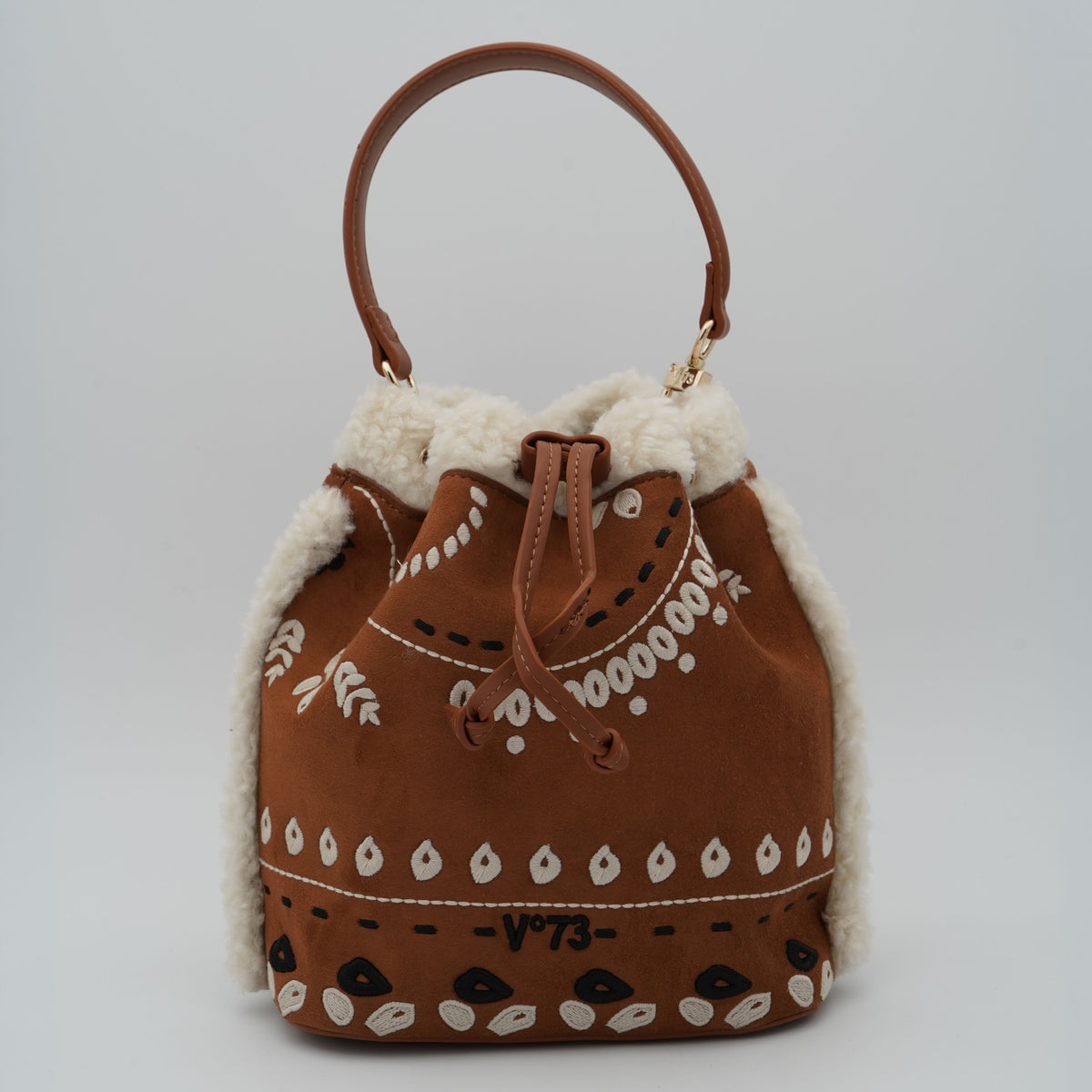 Borsa V°73 Morganite BSA4J05 Cannella Multi Secchiello