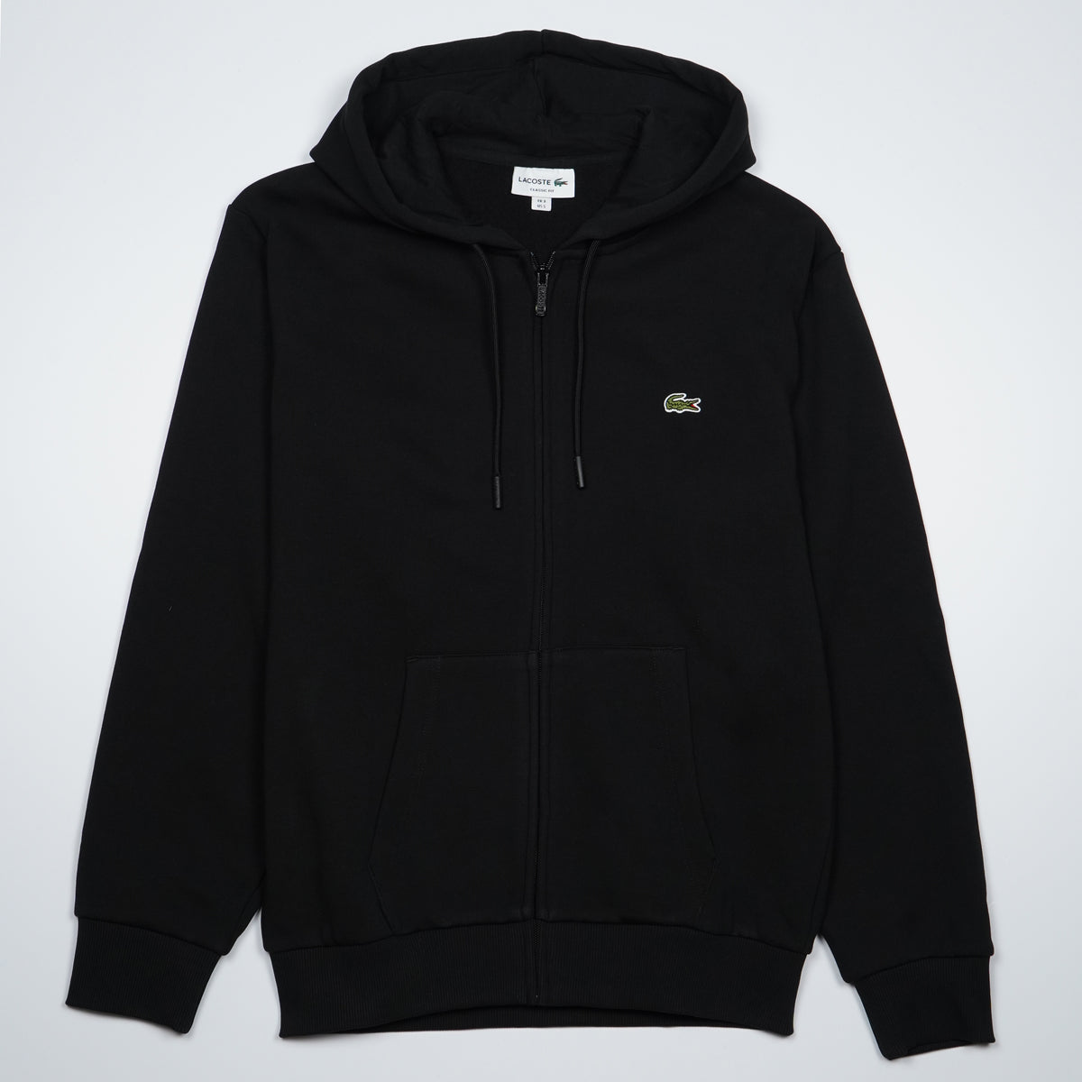 Felpa Lacoste SH8864-00-031 Noir con Cappuccio Full Zip Classic Fit