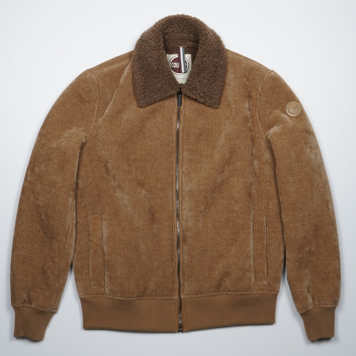 Giubbotto Colmar Originals 11000010 636 Beige Marrakech in Velluto a Coste con Collo Teddy