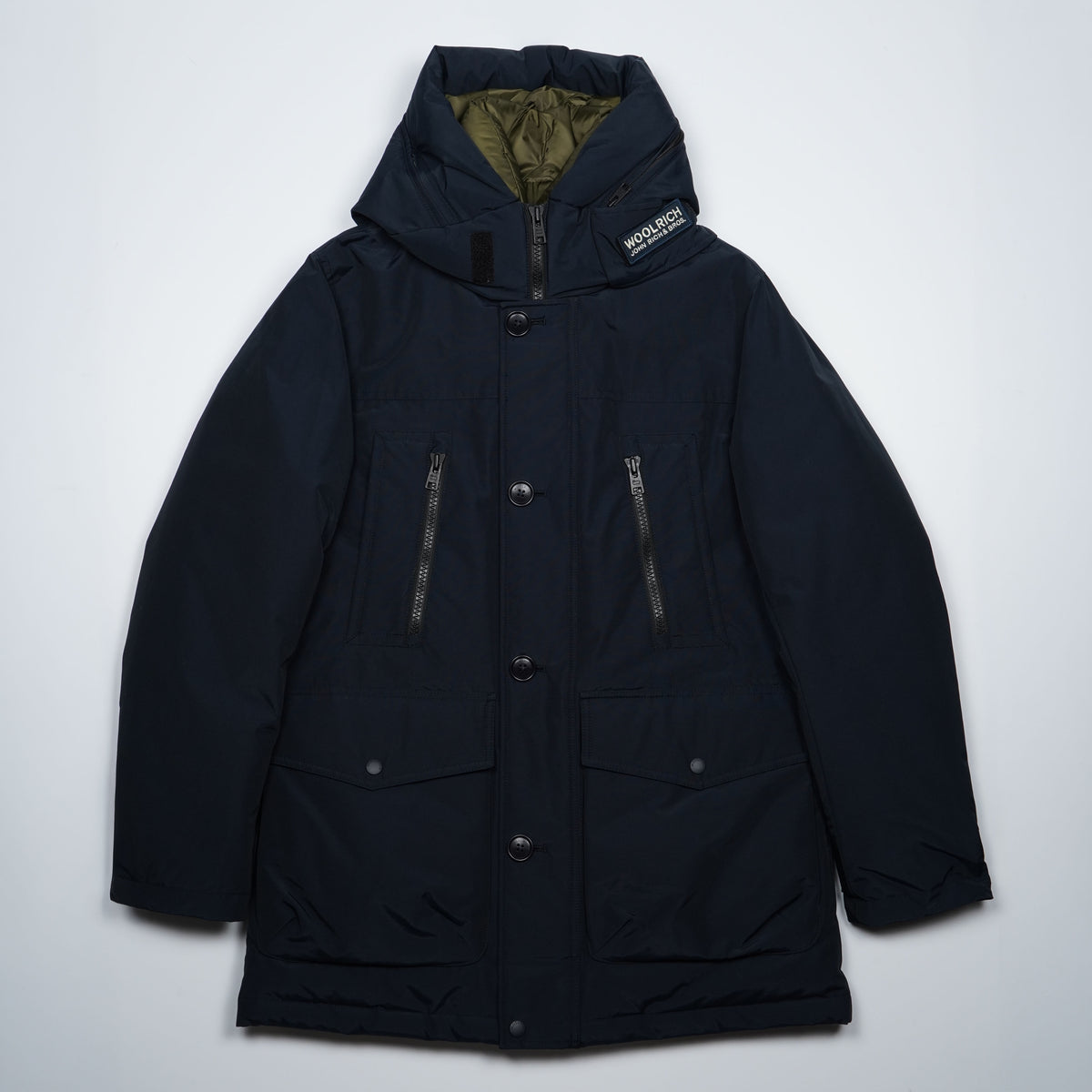Parka Woolrich Ramar Arctic Melton Blue