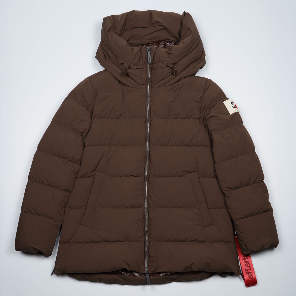 Piumino After Label Levi N7864 290 Marrone Oversize
