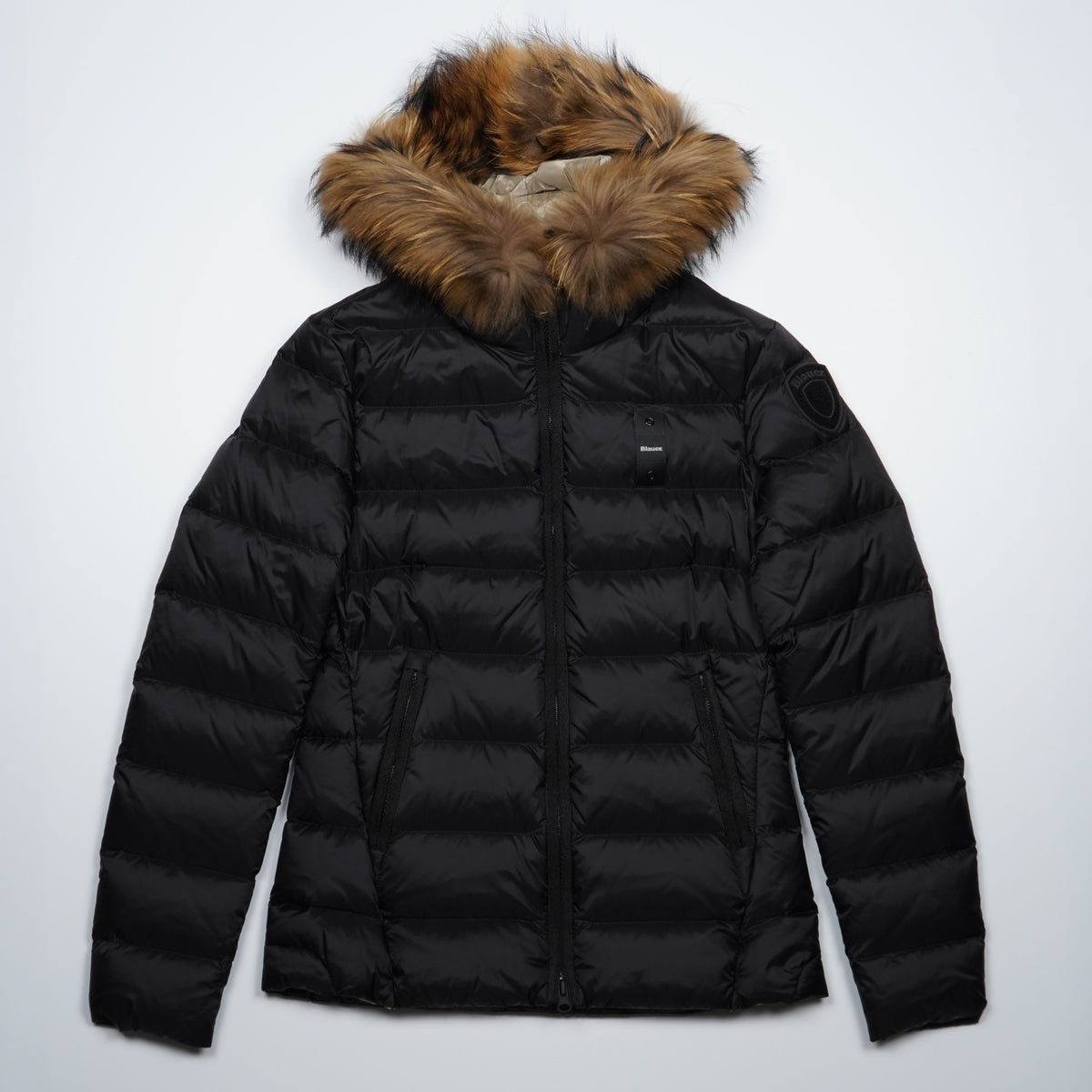 Piumino Blauer Arcadia 26WBLDC03038 999EI Nero con Imbottitura in Piuma