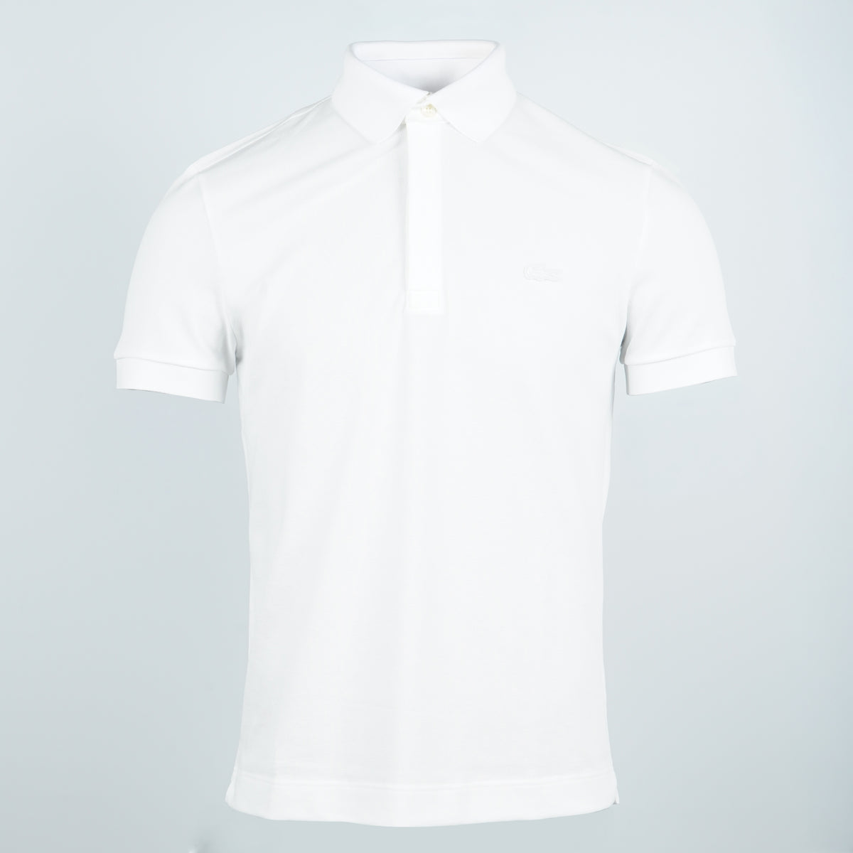 Polo Lacoste Paris PH5522-00-001 Blanc in Piqué Stretch Regular Fit