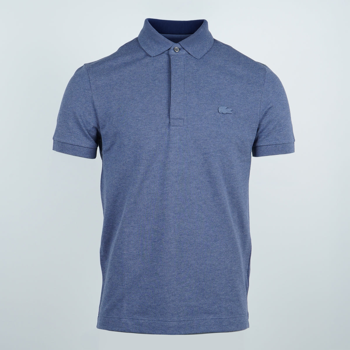 Polo Lacoste Paris PH5522-00-5I1 Bleu Chiné in Piqué Stretch Regular Fit