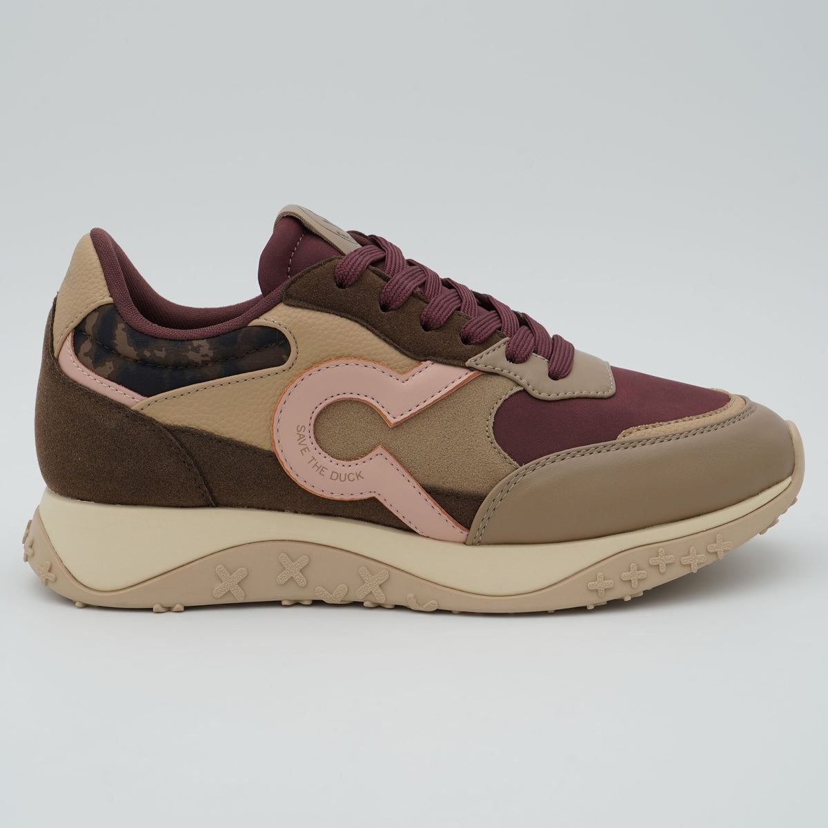 Sneakers Save The Duck F6STAR01 Burgundy 100% Animal-Free