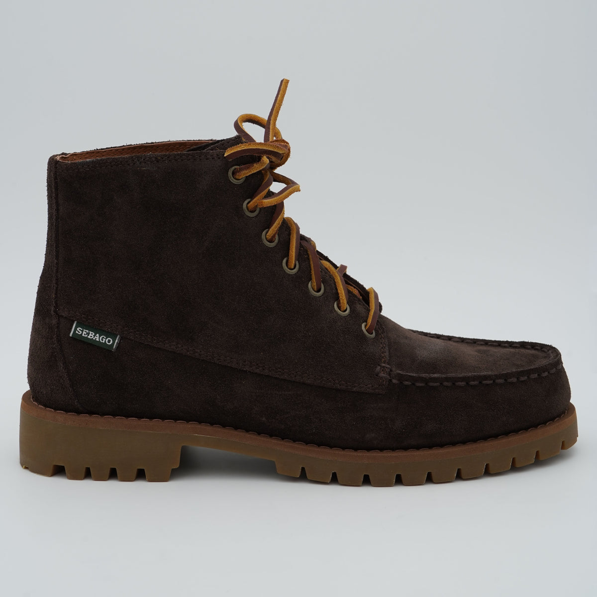 Stivaletto Sebago Parker 72127XW-901 Dk Brown-Brown Seal in Pelle Scamosciata Marrone