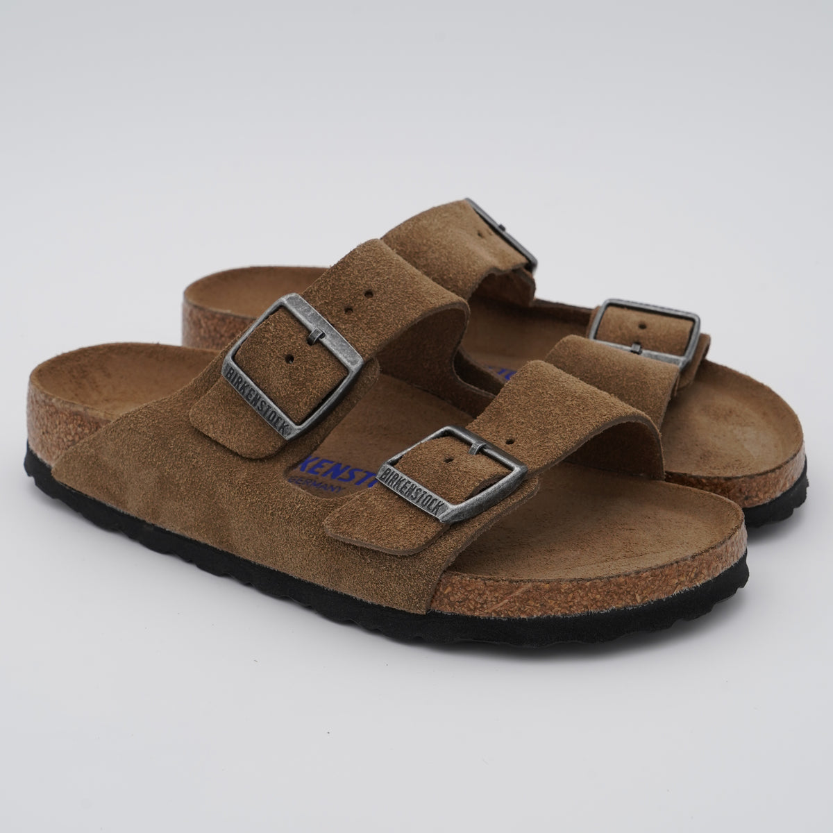Sandalo Birkenstock Arizona BS 1030865 Dark Tea Tonal con Doppia Fibbia