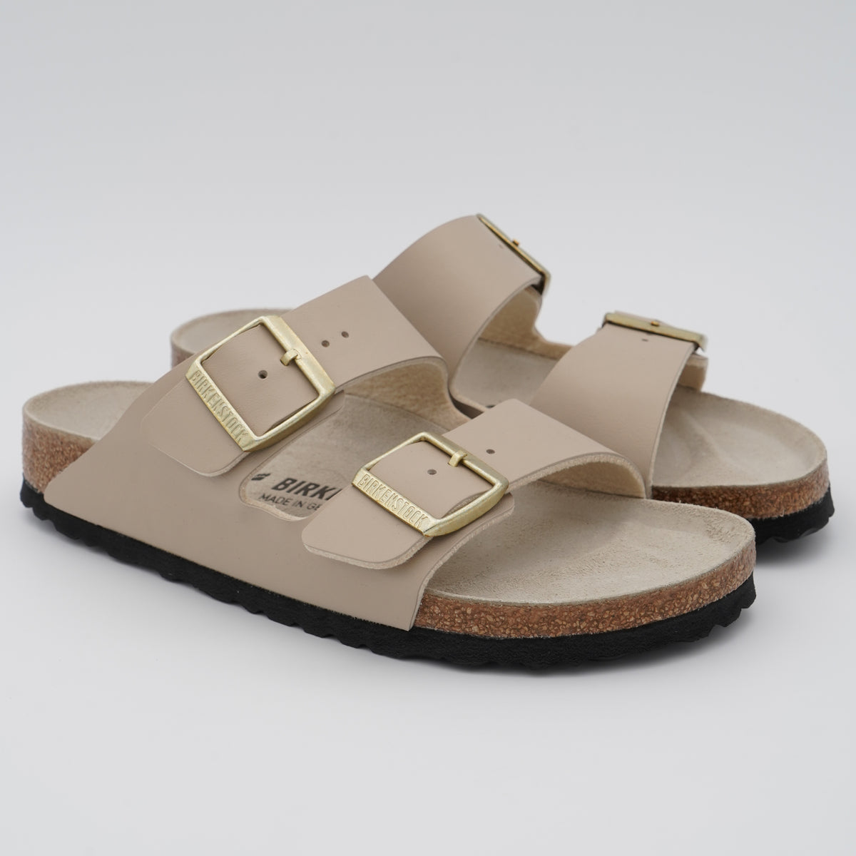Sandalo Birkenstock Arizona BS 1031438 Sandcastle Oyster con Doppia Fibbia