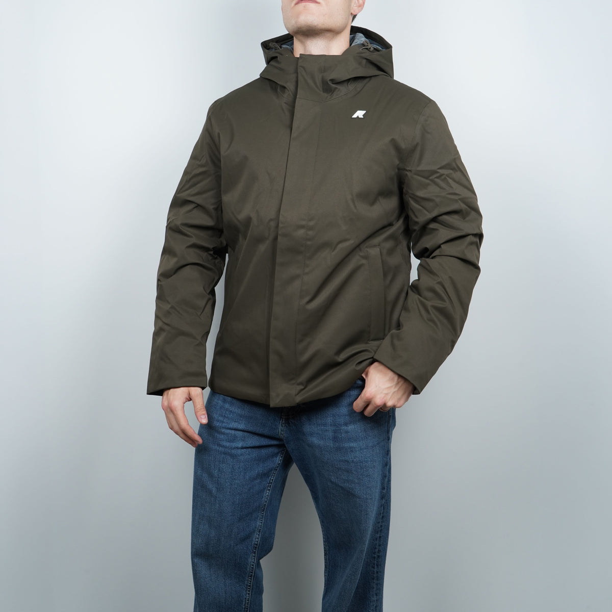 Giubbotto Kway Jacko Twill Marmotta k8133dw B2V Verde Oliva