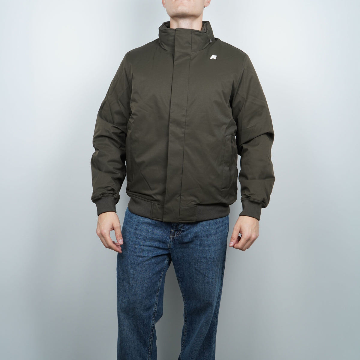 Giubbotto Kway K8133EW Amaury Twill Marmotta B2V Verde Oliva