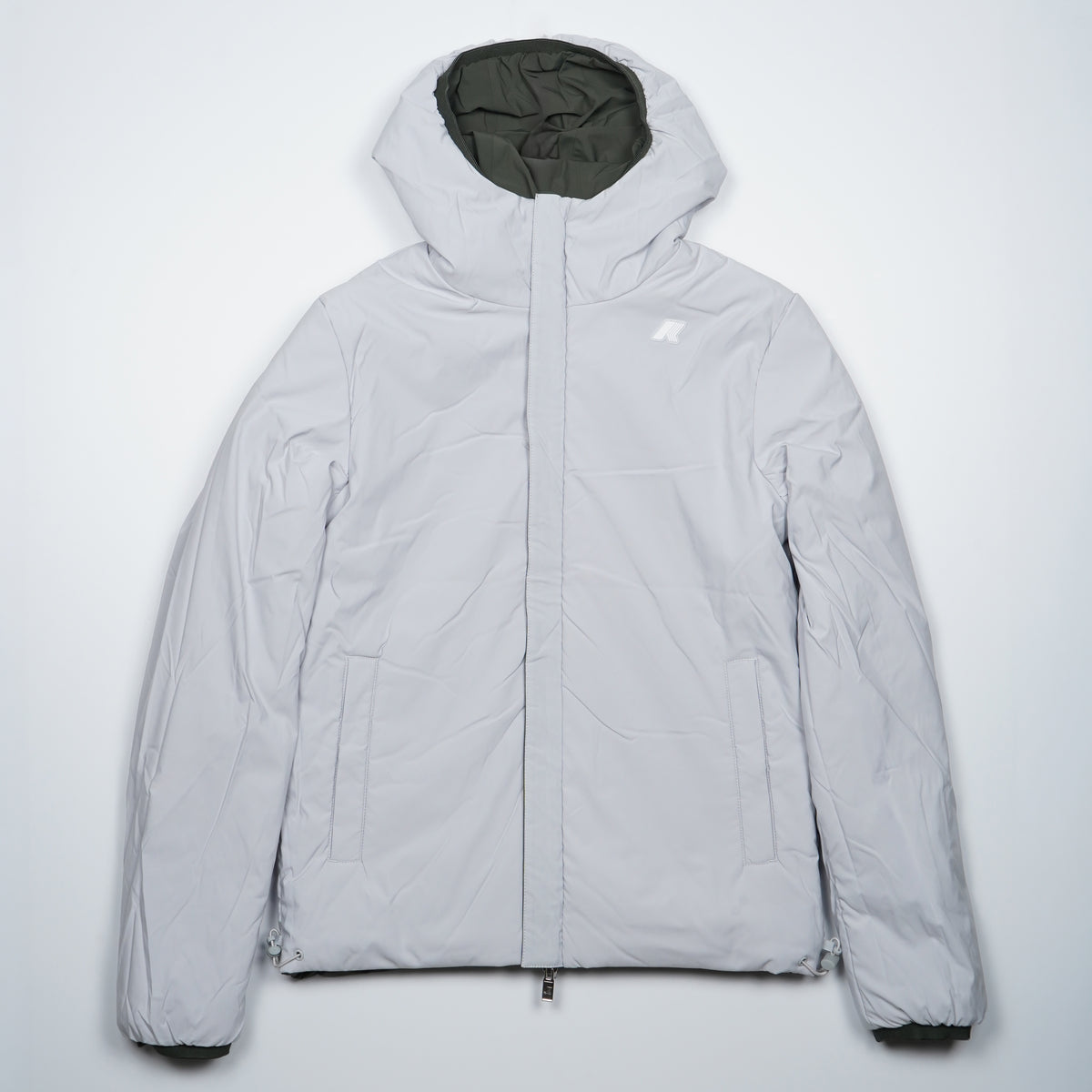 Giubbotto Kway Jack ST Warm Double k6128vw DD5 Verde Scuro e Grigio