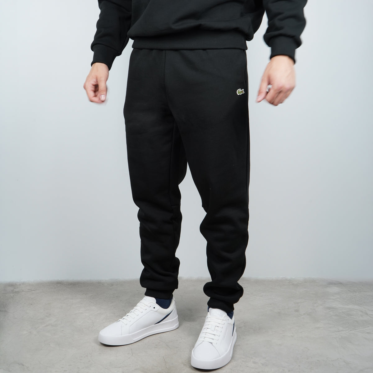 Pantaloni Felpa Lacoste XH8869-00-031 Noir Tapered Fit