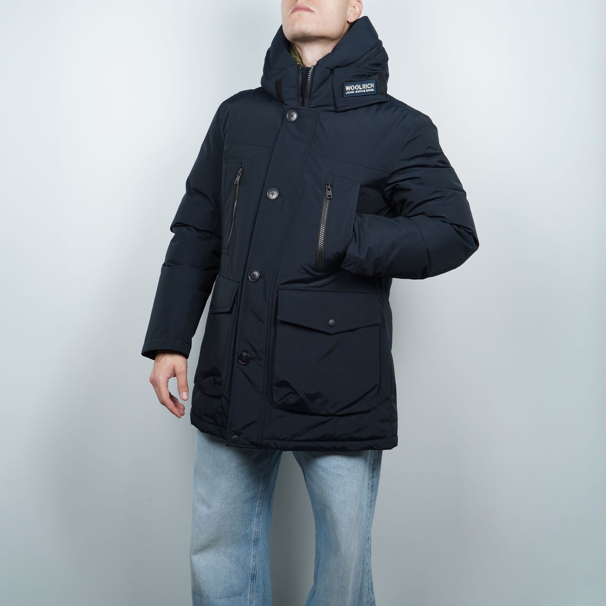Parka Woolrich Ramar Arctic Melton Blue