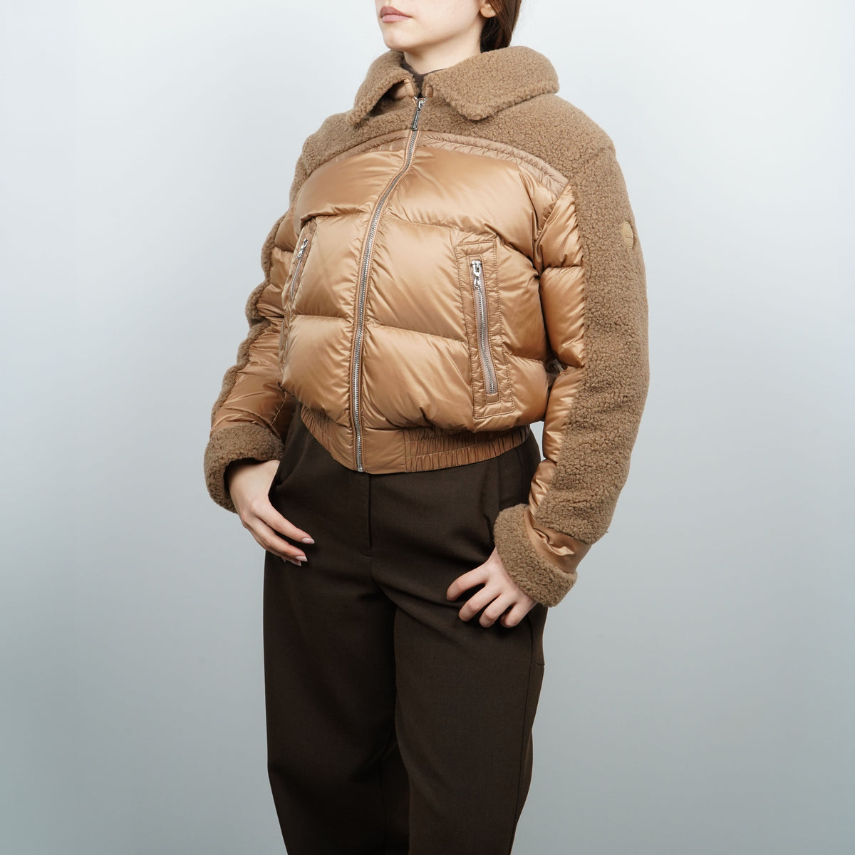 Piumino Colmar 2234 636 Beige Cammello e Teddy