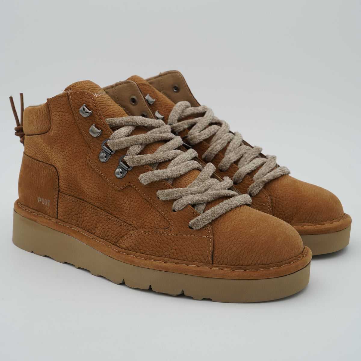 Polacchino Panchic Clay P007M007 D016 Brown Sugar in Nabuk Bottalato con Fodera in Microfibra e Suola EVA