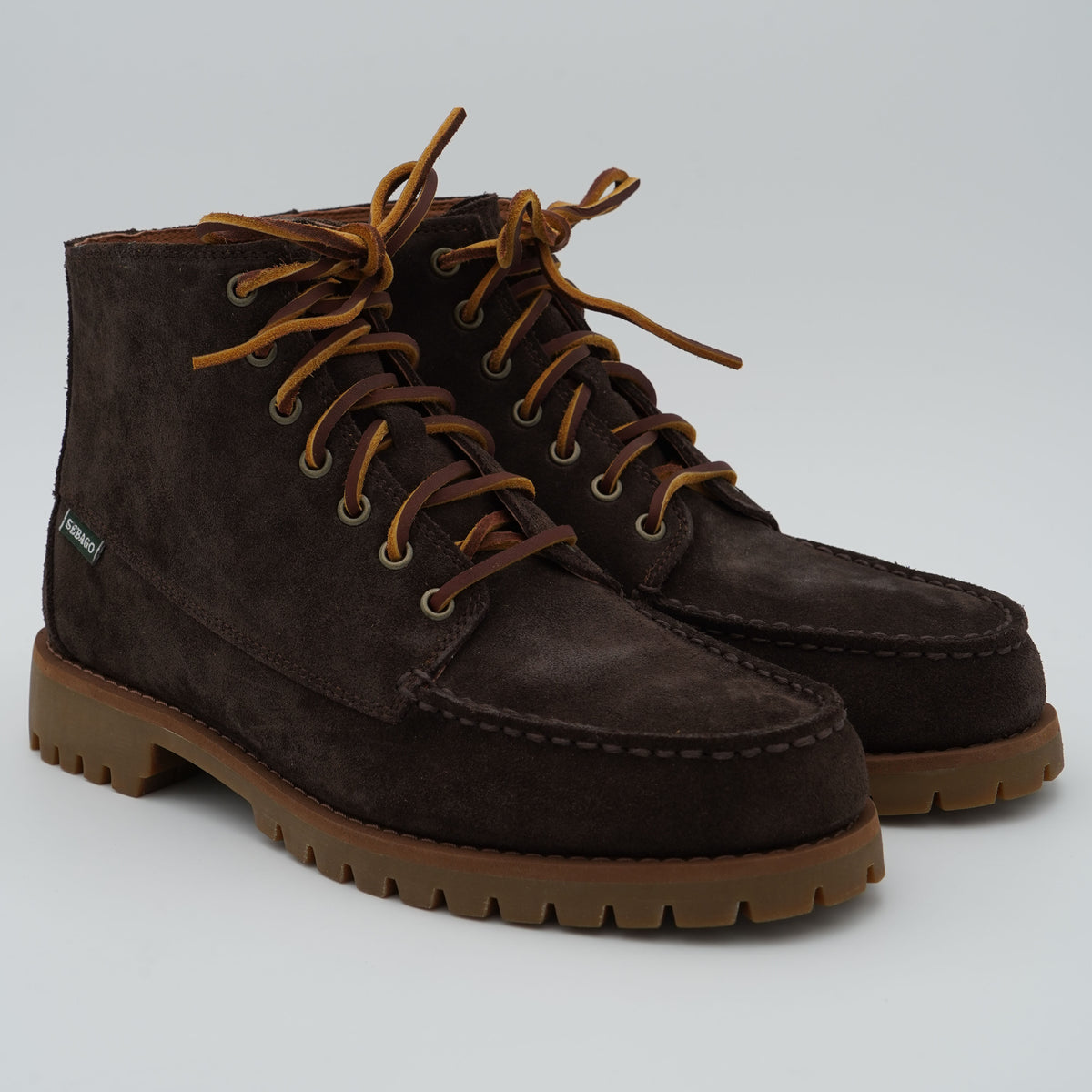 Stivaletto Sebago Parker 72127XW-901 Dk Brown-Brown Seal in Pelle Scamosciata Marrone