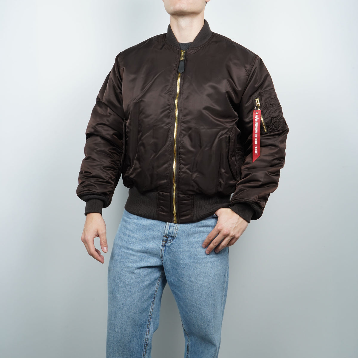 Bomber Alpha Industries 100101 MA-1 Heritage Marrone