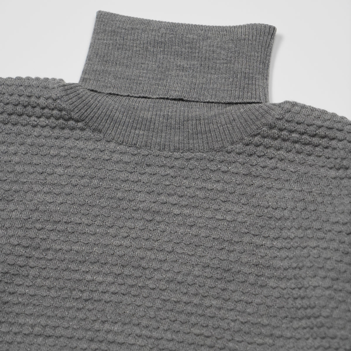 Maglione Dolcevita Pluriball Kangra W7K4011-00026 Grigio Mélange