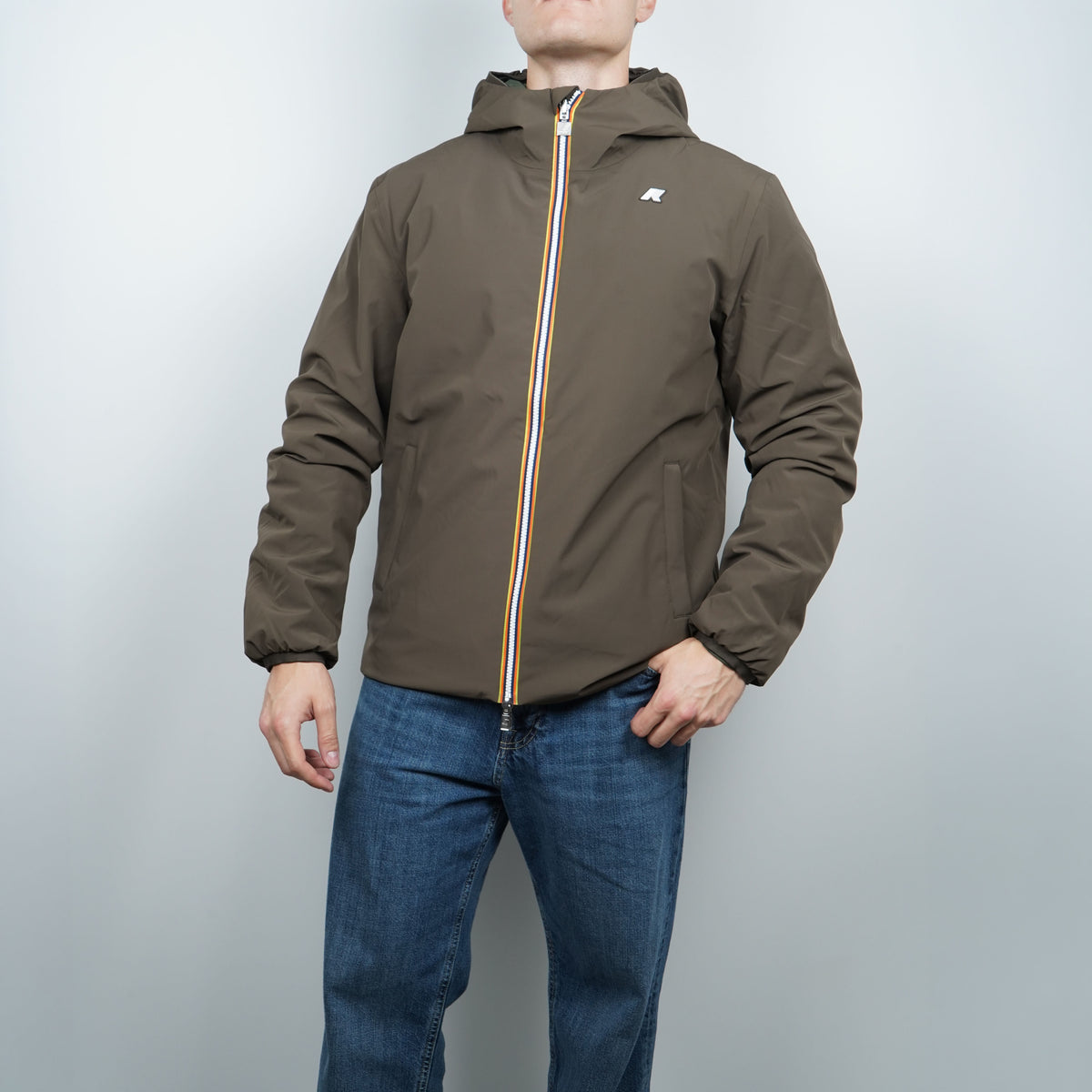 Giubbotto Kway Jack ST Warm Double k6128vw DDQ Verde Oliva e Verde Bosco