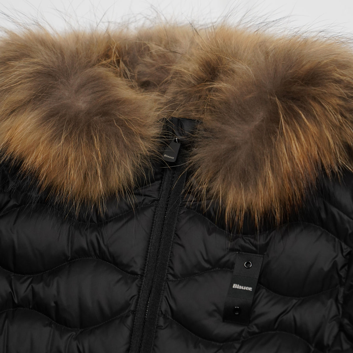 Piumino Blauer Aldie 26WBLDC03034 999EI Nero con Imbottitura in Piuma
