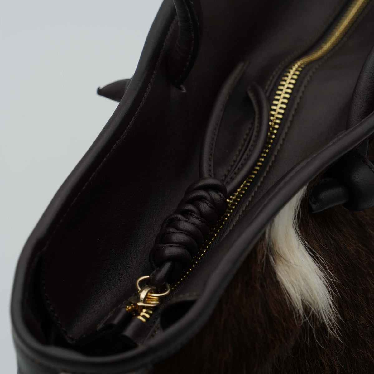 Borsa V°73 BP9VT01C in Cavallino Moro e Bianco