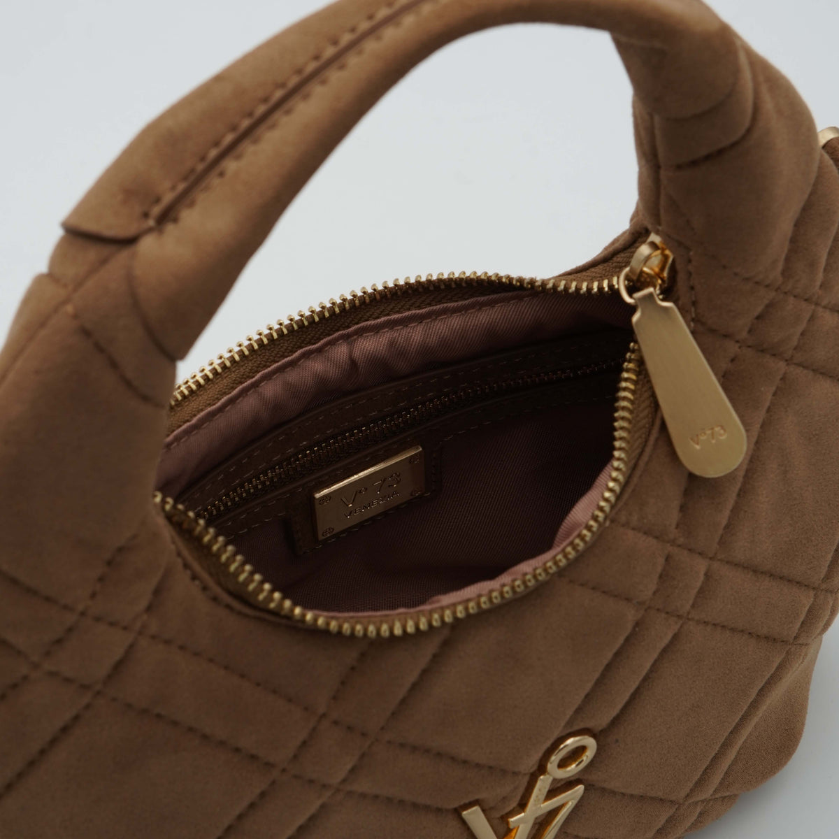 Borsa V°73 Minibag Diaspro BSA9802C Marrone Nocciola