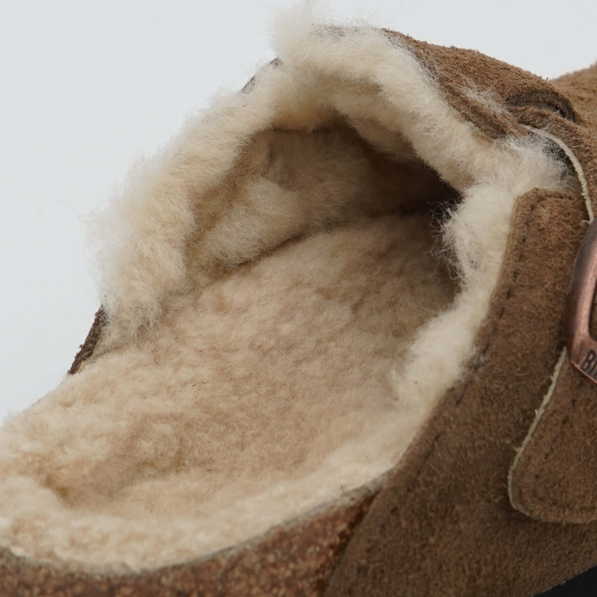 Sabot Birkenstock Boston VL Shearling 1032432 Dark Tea