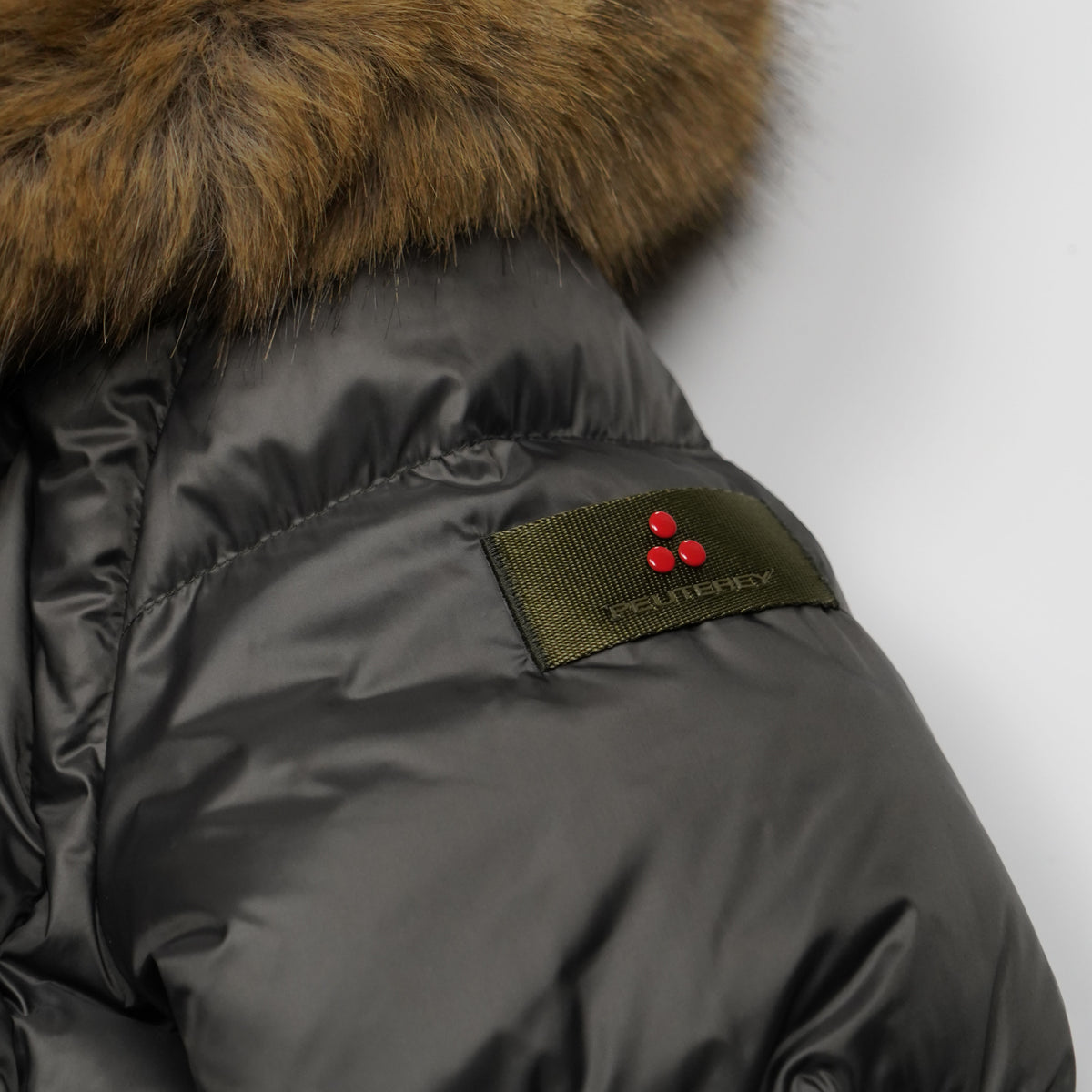 Piumino Peuterey Vertis Ecofur 5748 689 Grigio Antracite