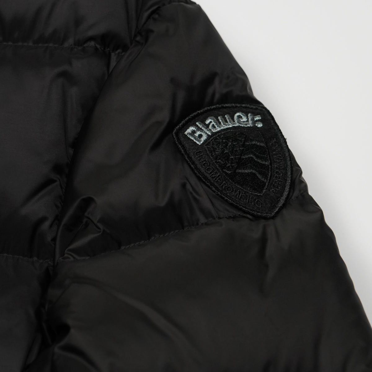 Piumino Blauer Clipper c03025 Nero con Imbottitura in Piuma