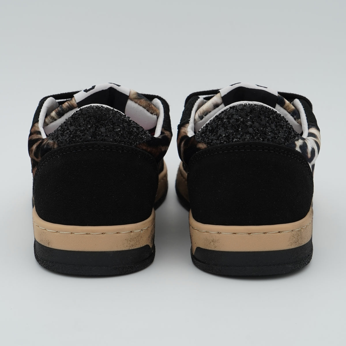 Sneakers 2Star 5212 Leo Nero con Stelle Glitter