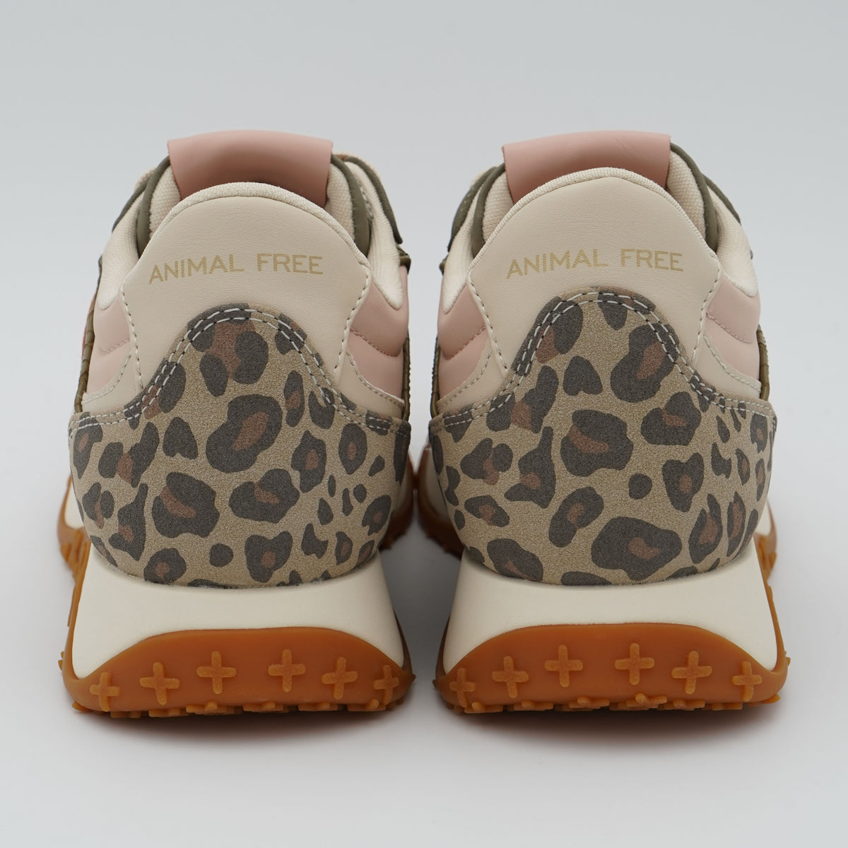 Sneakers Save The Duck F6STAR01 Verde Militare e Rosa 100% Animal-Free