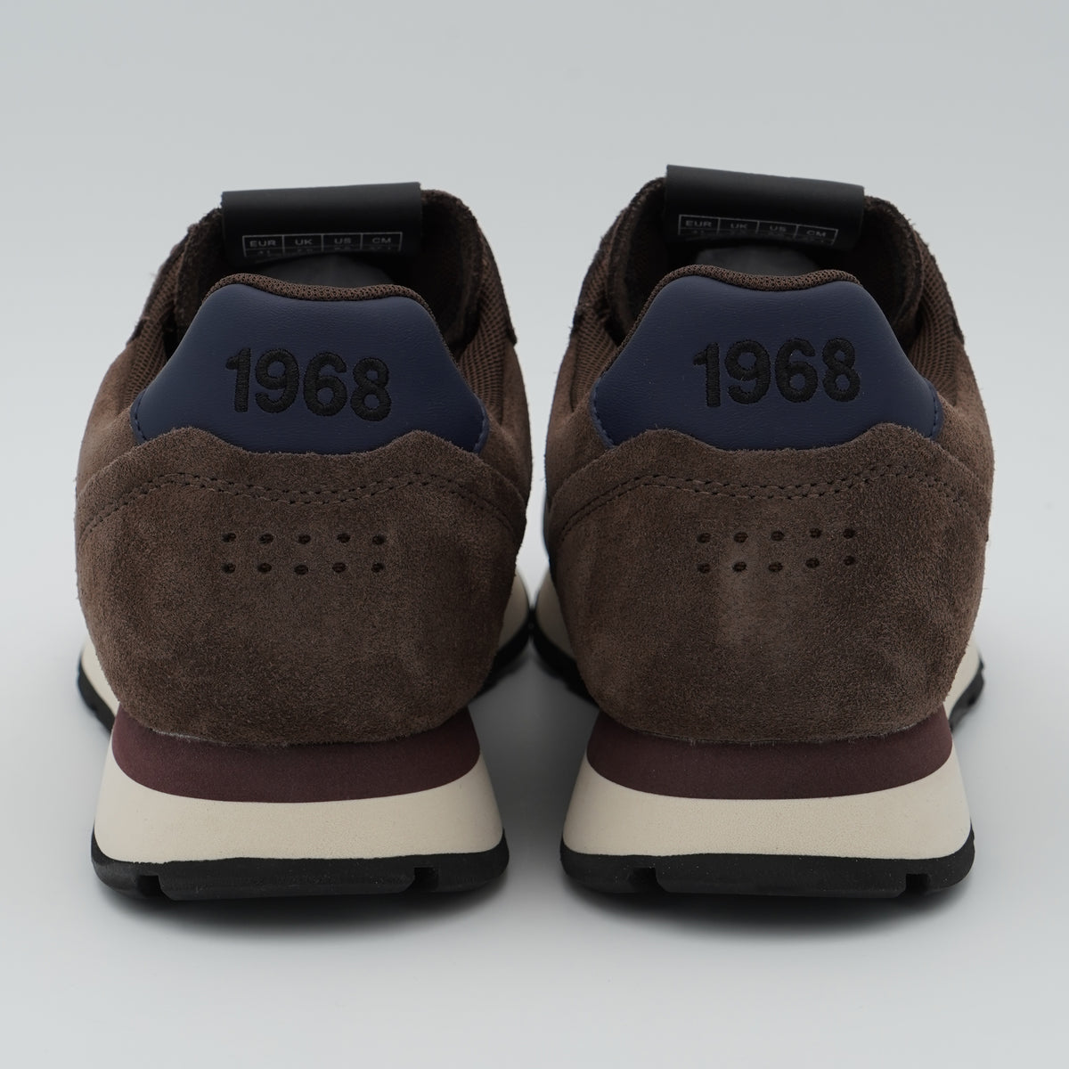 Sneakers SUN68 Tom Suede Z46106 08 Marrone in Camoscio con Logo Ricamato e Suola EVA