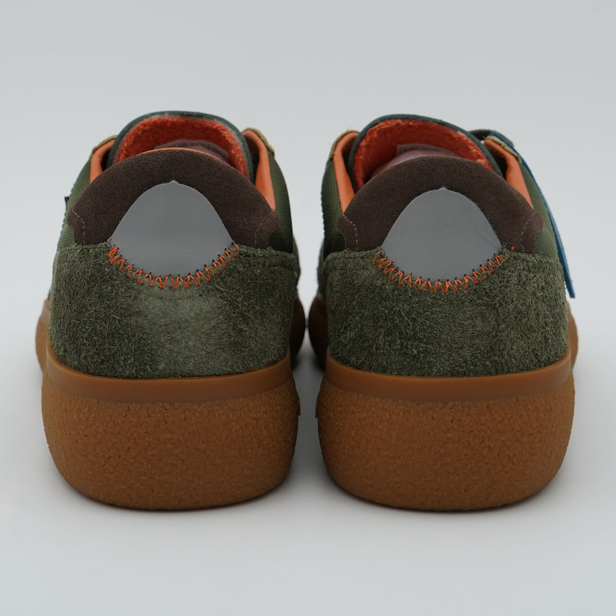Sneakers SUN68 Luis Nylon Z46157 74 Militare Scuro in Nylon, Suede ed Ecopelle con Suola Gum