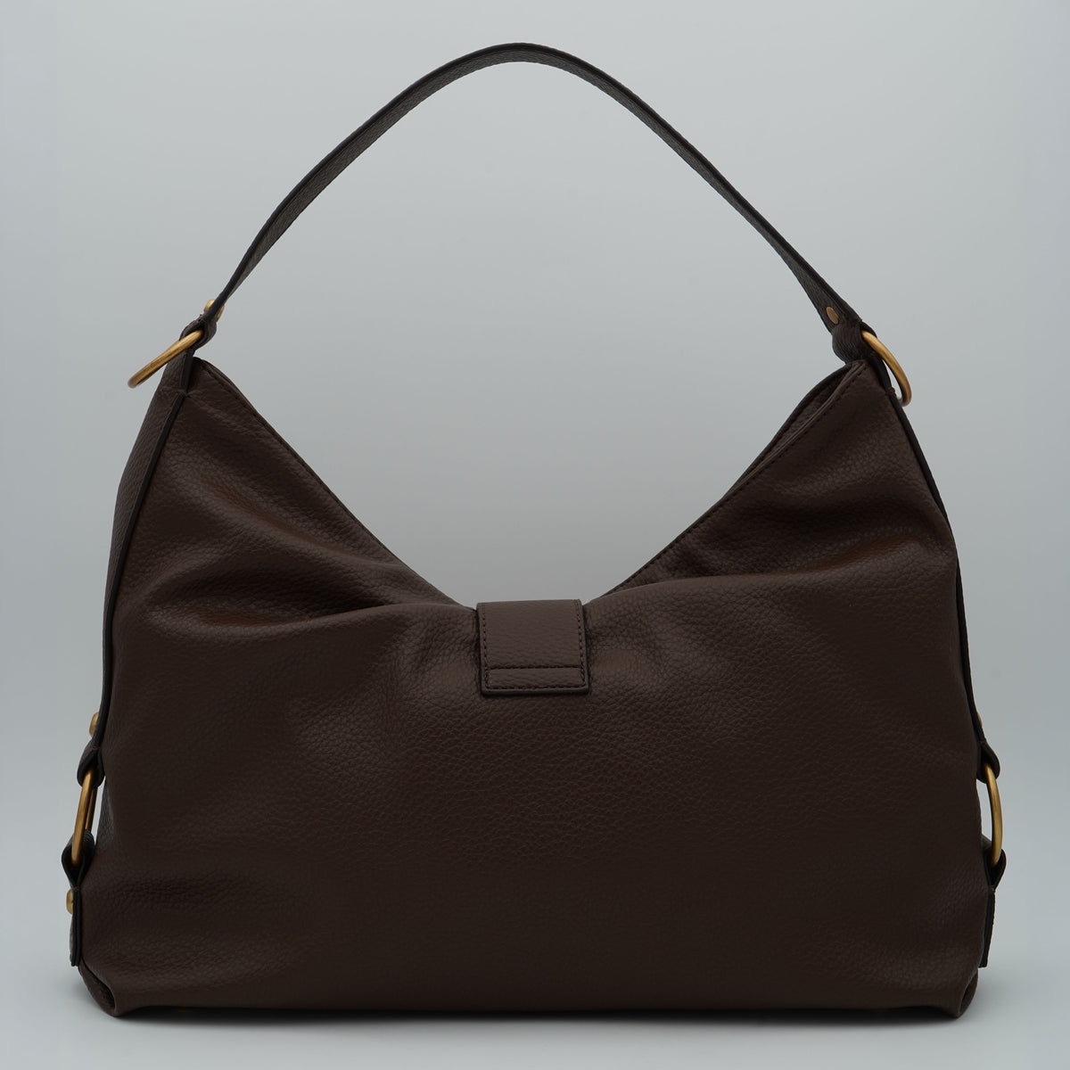 Borsa a Spalla Guess Camden HWBB9308020 Espresso Marrone Scuro con Logo G Dorato