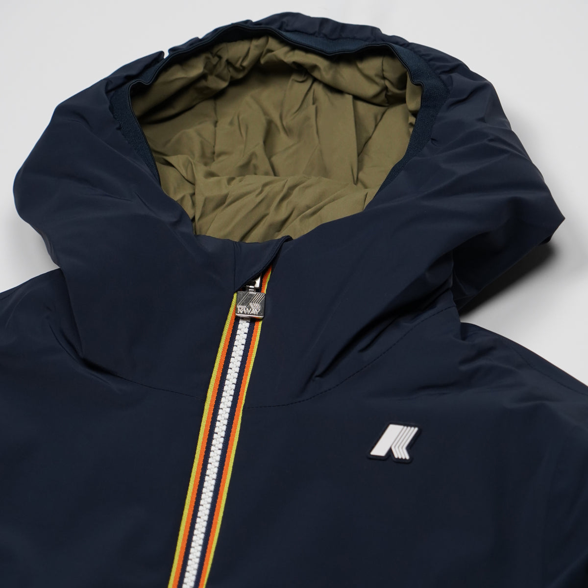 Giubbotto Kway Jack ST Warm Double k6128vw D0C Blu Navy e Verde Militare