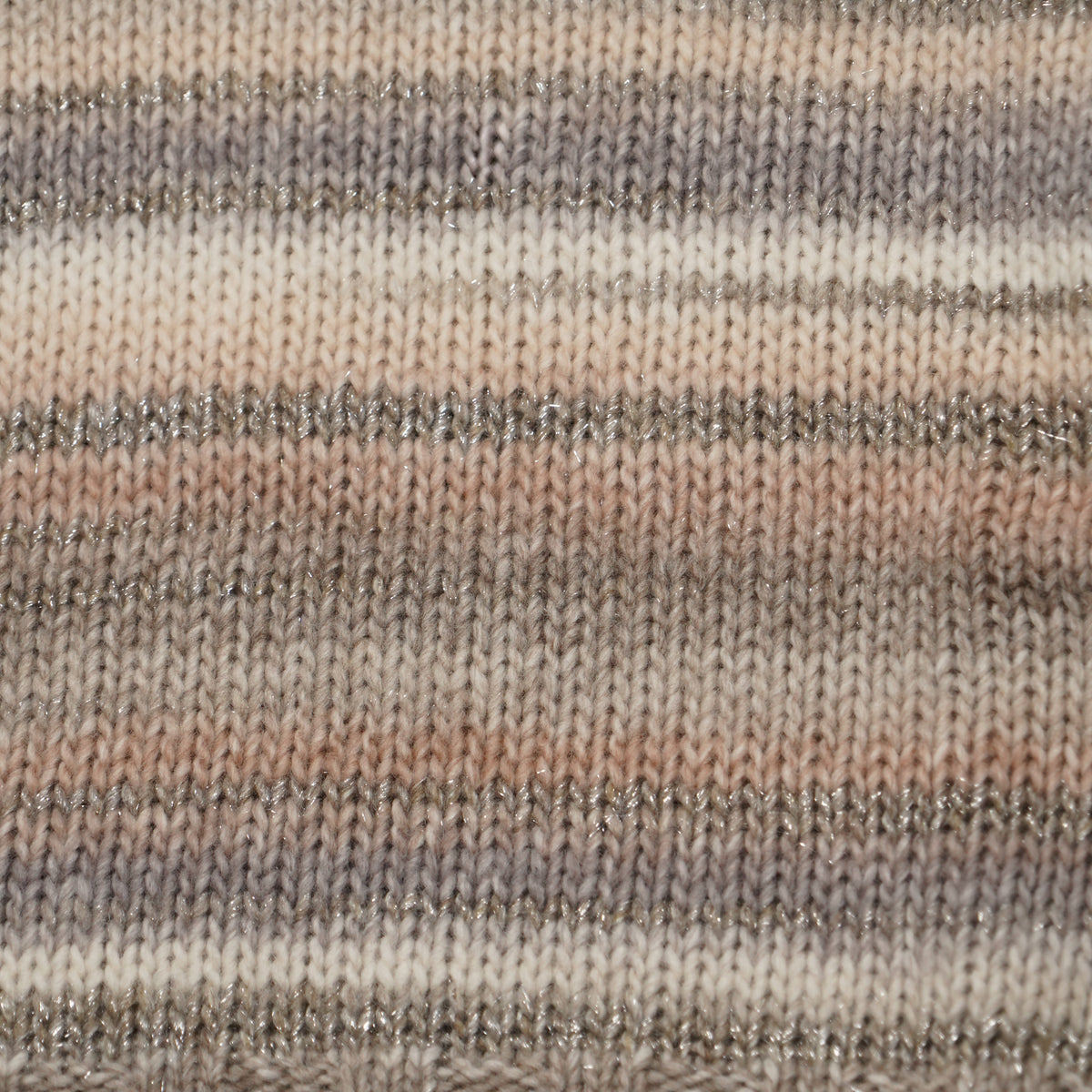 Maglione Lupetto Rasato Kangra 4800-00479 Multicolor Rosa Cipria e Grigio con Righe Luminose