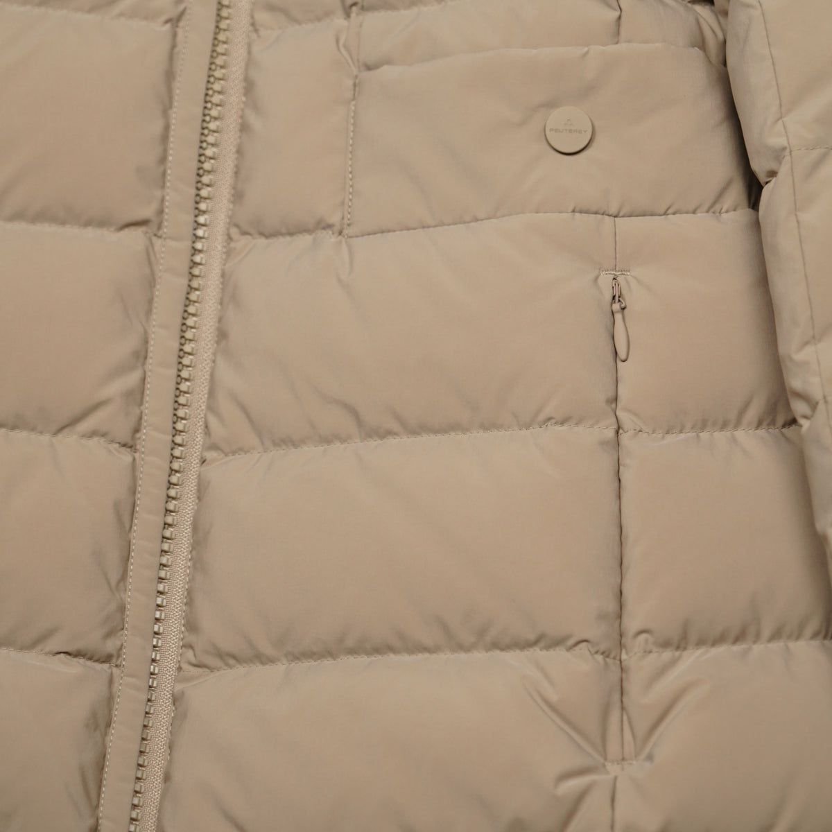 Piumino Lungo Peuterey Seriola Fur 5458 852 Beige