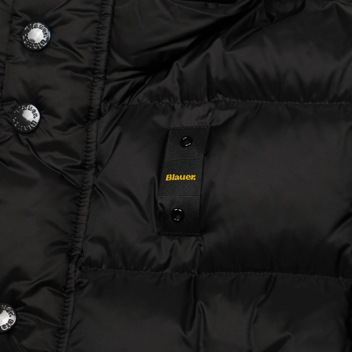 Piumino Blauer Clipper c03025 Nero con Imbottitura in Piuma