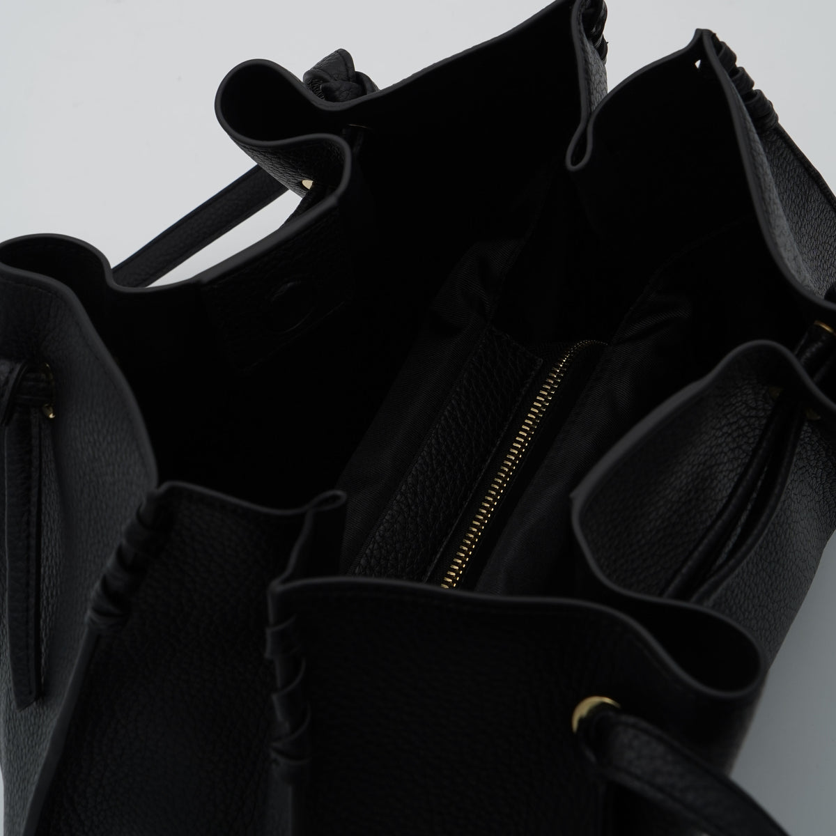 Borsa Ermanno Firenze by Ermanno Scervino Tote Benedetta 12402196 Nera con Doppi Manici e Chiusura Magnetica