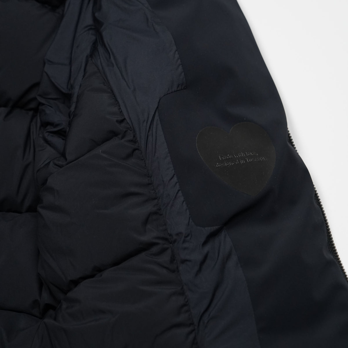 Piumino Lungo RRD W26507F 60 Blu Notte