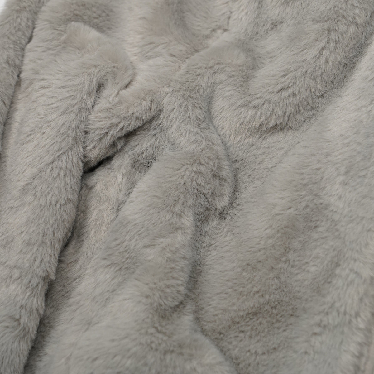 Felpa K-Way Deva Light Spacer Fur Double K31452W DBT Nera e Grigio Chiaro Reversibile con Cappuccio e Pelliccia Sintetica
