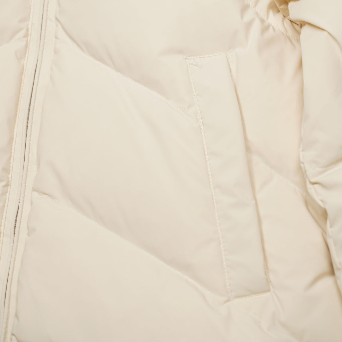 Piumino Corto After Label Helsinki N7864 020 Panna Oversize