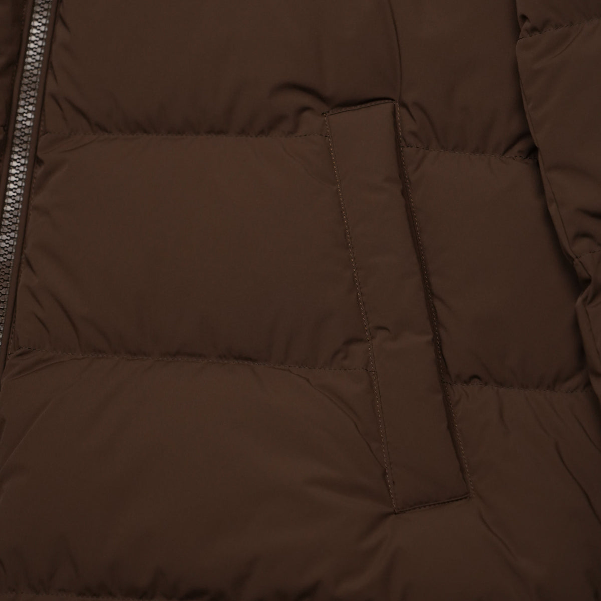 Piumino After Label Levi N7864 290 Marrone Oversize