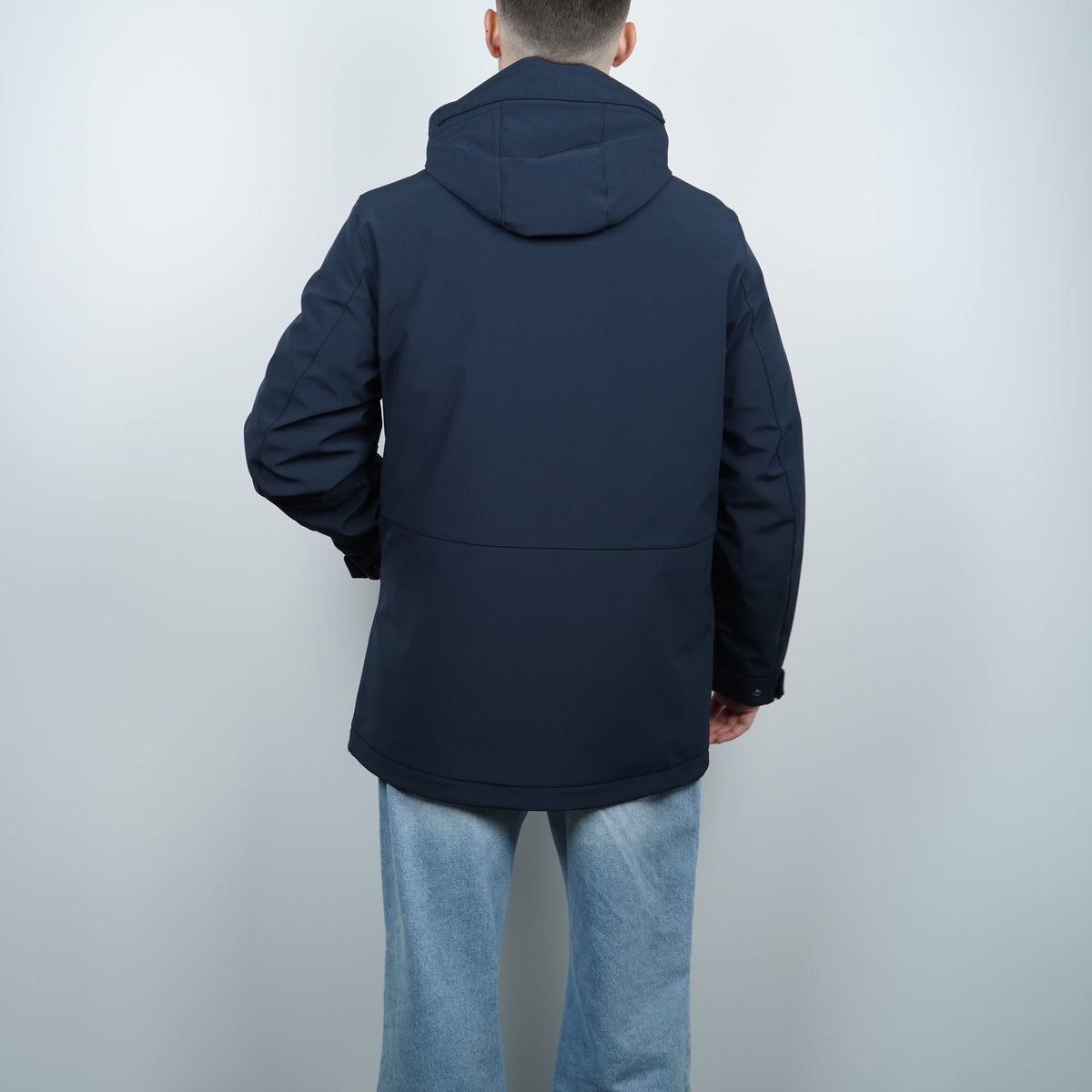 Parka Woolrich Barrow Mac Melton Blue