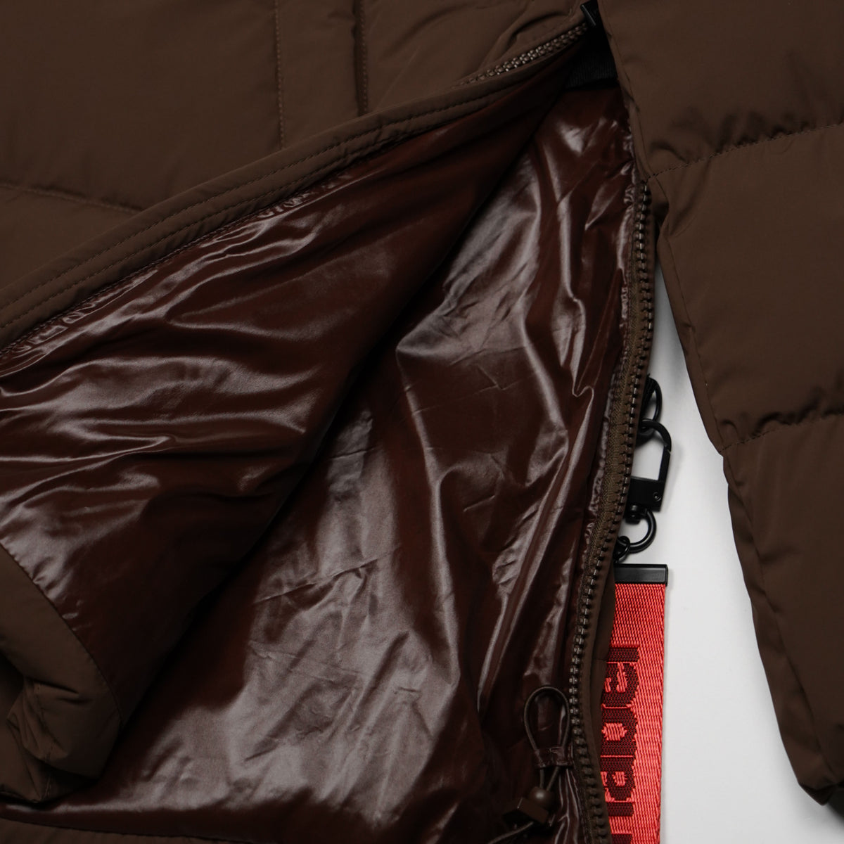 Piumino After Label Levi N7864 290 Marrone Oversize