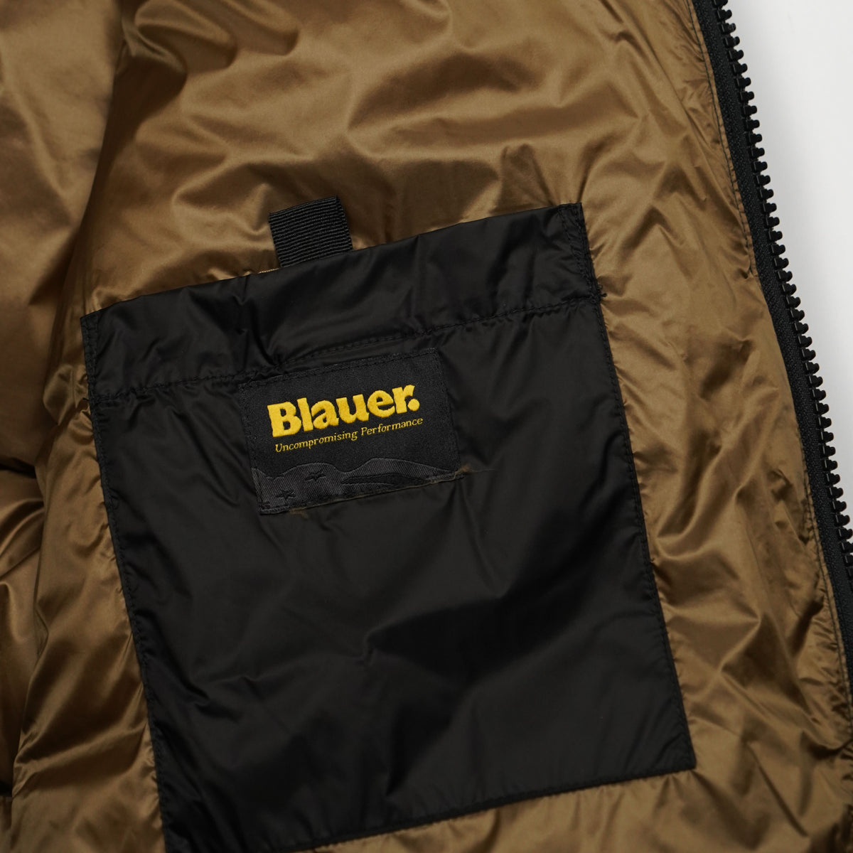 Piumino Blauer Clipper c03025 Nero con Imbottitura in Piuma