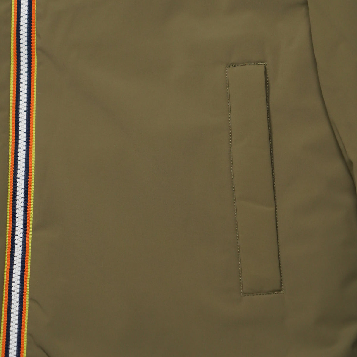 Giubbotto Lungo Kway Jacob ST Warm Double k6128ww D07 Verde Militare e Blu Navy