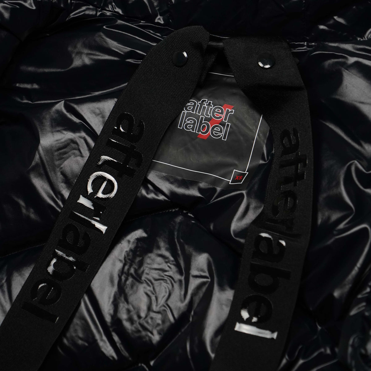 Piumino Corto After Label Helsinki N051 999 Nero Oversize